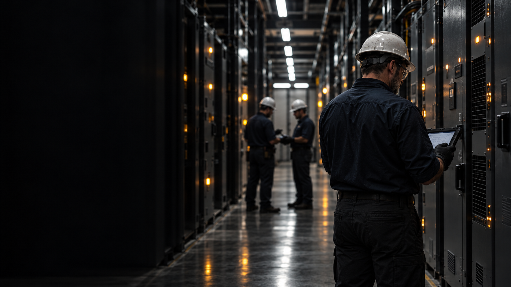 Selected TRIFECTA operator deployed in a Mission-Critical data center corridor