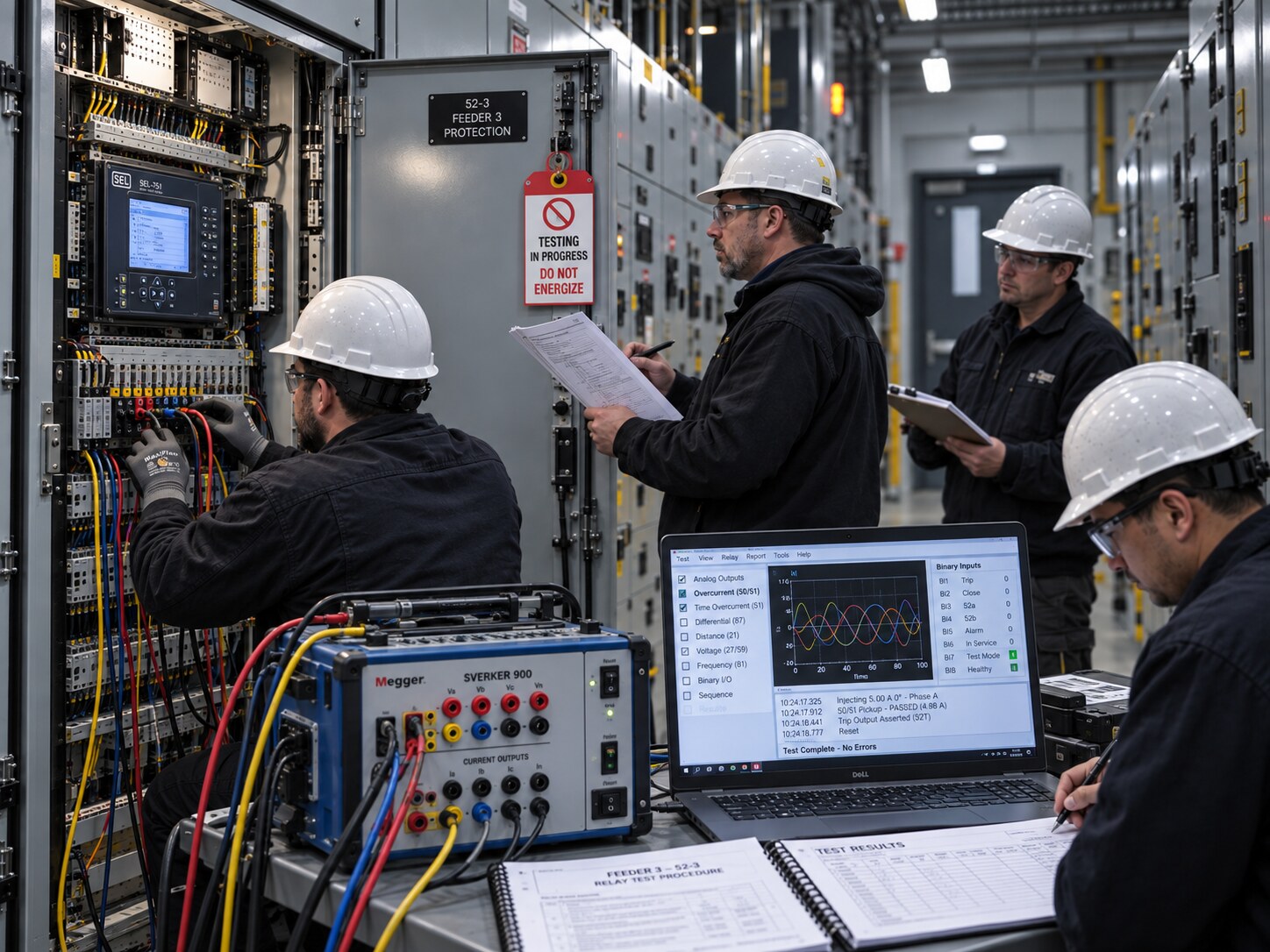 TRIFECTA unit commissioning a Mission-Critical protection panel